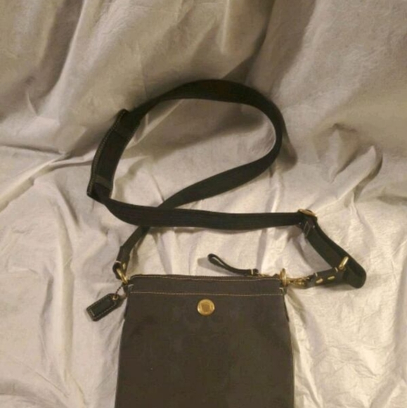 COACH  - BLACK CROSSBODY BAG - Picture 4 of 12